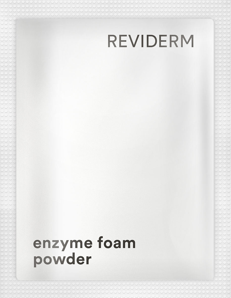 Sachet enzyme foam powder